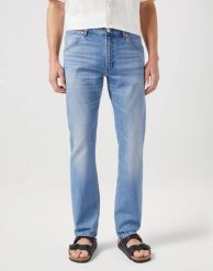 WRANGLER 11MWZ MĘSKIE SPODNIE JEANSOWE JEANSY DŻINSY SHERIFF BLUE 112350812 W1MZ013842. Niebieskie jeansy męskie Wrangler. Za 229.99 zł.