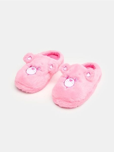 Pluszowe kapcie Care Bears - różowy. Czerwone kapcie damskie Sinsay. Za 25.99 zł.