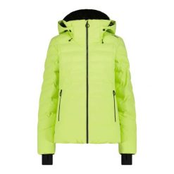 Kurtka narciarska damska CMP 34W4006. Żółte kurtki narciarskie i snowboardowe damskie CMP, s, bez wzorów, z materiału, bez kaptura, narciarskie. Za 739.99 zł.