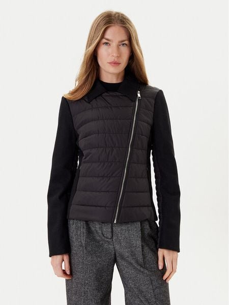 BOSS Kurtka przejściowa Poshua 50555564 Czarny Slim Fit. Czarne kurtki damskie Boss, bez wzorów, z syntetyku, bez kaptura. Za 1,079.00 zł.