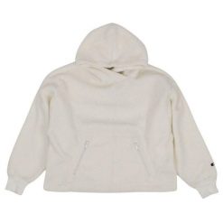 Damska Bluza Z Markowym Rękawem. Czarne bluzy z kapturem damskie CHAMPION, l, z materiału. Za 457.99 zł.
