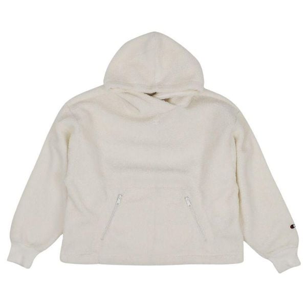 Damska Bluza Z Markowym Rękawem. Czarne bluzy z kapturem damskie CHAMPION, l, z materiału. Za 457.99 zł.