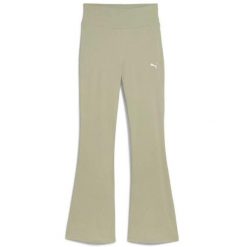 Damskie legginsy Puma Ess z wysokim stanem, rozkloszowane, zielone 2xl. Zielone legginsy damskie Puma, xl, bez wzorów, z bawełny. Za 135.83 zł.