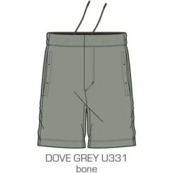 Cmp Man Bermuda bawełna/poliester - U331 Dove Grey. Szare szorty męskie CMP, bez wzorów, z bawełny. Za 257.75 zł.