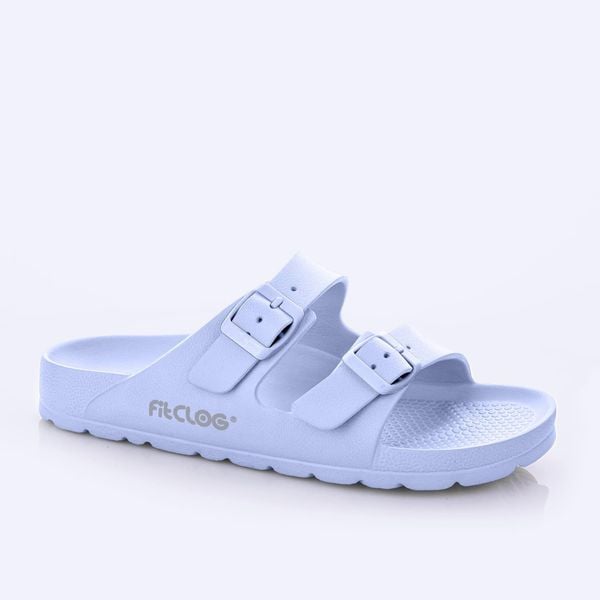 Klapki damskie Lemigo Like Fitclog. Białe klapki damskie Lemigo, bez wzorów, z materiału, bez obcasa. Za 99.00 zł.
