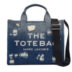 Torebka Marc Jacobs. Niebieskie torebki klasyczne damskie MARC JACOBS, bez wzorów, bez dodatków. Za 1,939.00 zł.