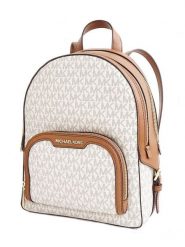 Michael Kors Skórzany plecak w kolorze karmelowo-kremowym - 25 x 30 x 15 cm rozmiar: onesize. Brązowe plecaki damskie Michael Kors, bez wzorów, z materiału. Za 695.99 zł.