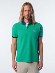 North Sails Koszulka polo w kolorze jasnozielonym rozmiar: L. Zielone koszulki polo męskie North Sails, l, bez wzorów, z bawełny, bez ramiączek. Za 165.99 zł.