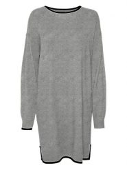 Vero Moda Sukienka w kolorze szarym rozmiar: S. Szare sukienki damskie Vero Moda, na co dzień, s, bez wzorów, bez kołnierzyka, bez ramiączek, midi, proste. Za 39.49 zł.