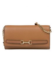 Michael Kors Skórzana torebka w kolorze jasnobrązowym - 21 x 20 x 11 cm rozmiar: onesize. Brązowe torebki klasyczne damskie Michael Kors, bez wzorów, z materiału, bez dodatków. Za 652.68 zł.