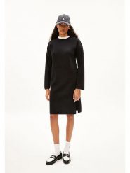 Armedangels Sukienka dzianinowa "Rosanniaas" w kolorze czarnym rozmiar: XS. Czarne sukienki damskie ARMEDANGELS, na co dzień, xs, bez wzorów, z bawełny, bez kołnierzyka, bez ramiączek, midi, proste. Za 239.99 zł.