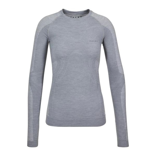 Damska koszulka termoaktywna z długim rękawem Falke Wool-Tech Light. Czarne bielizna termoaktywna damska Falke, l, bez wzorów, z elastanu. Za 432.50 zł.