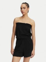 Banana Moon Kombinezon Wayan Tafalia MWW01 Czarny Regular Fit. Czarne kombinezony damskie Banana Moon, l, bez wzorów, z bawełny, bez kołnierzyka, bez ramiączek. Za 379.99 zł.