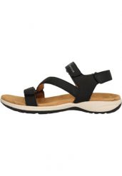 Sandały damskie Whistler Malena. Czarne sandały damskie WHISTLER, bez wzorów, z gumy, bez obcasa. Za 222.50 zł.