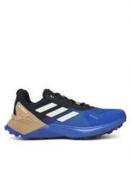 Adidas Buty do biegania Terrex Soulstride RAIN.RDY Trail JR7068 Niebieski. Niebieskie obuwie do biegania damskie Adidas. Za 369.99 zł.