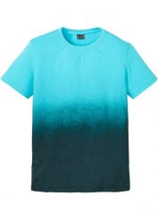 T-shirt z czystej bawełny, Slim Fit. Szare t-shirty męskie bonprix, l, bez wzorów, z bawełny, bez kołnierzyka. Za 62.99 zł.