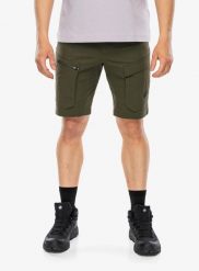 Spodenki turystyczne Mammut Zinal Hybrid Shorts. Zielone szorty męskie Mammut, z elastanu, bez kołnierzyka. Za 610.49 zł.