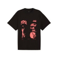Koszulka Puma Excavation. Czarne t-shirty sportowe męskie Puma, xs, z materiału, bez ramiączek, do koszykówki. Za 155.85 zł.