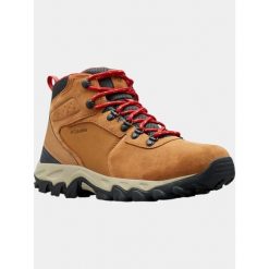 Buty Turystyczne Męskie Columbia Newton Ridge Plus II Suede WP. Brązowe buty trekkingowe męskie Columbia, bez zapięcia. Za 524.45 zł.