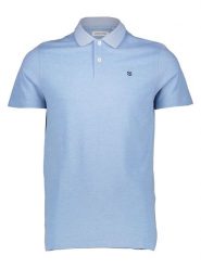 Jack & Jones Koszulka polo "Paulos" w kolorze błękitnym rozmiar: XL. Niebieskie koszulki polo męskie Jack & Jones, xl, bez wzorów, bez ramiączek. Za 69.99 zł.