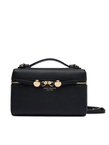 Tory Burch Torebka 178948 Czarny. Czarne listonoszki damskie Tory Burch, bez wzorów, ze skóry, bez dodatków. Za 1,609.00 zł.