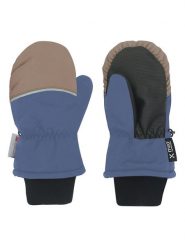 MaxiMo Rękawiczki funkcyjne w kolorze niebiesko-beżowym rozmiar: 4. Brązowe rękawiczki dziecięce Maximo, ze skóry, bez ramiączek. Za 108.74 zł.