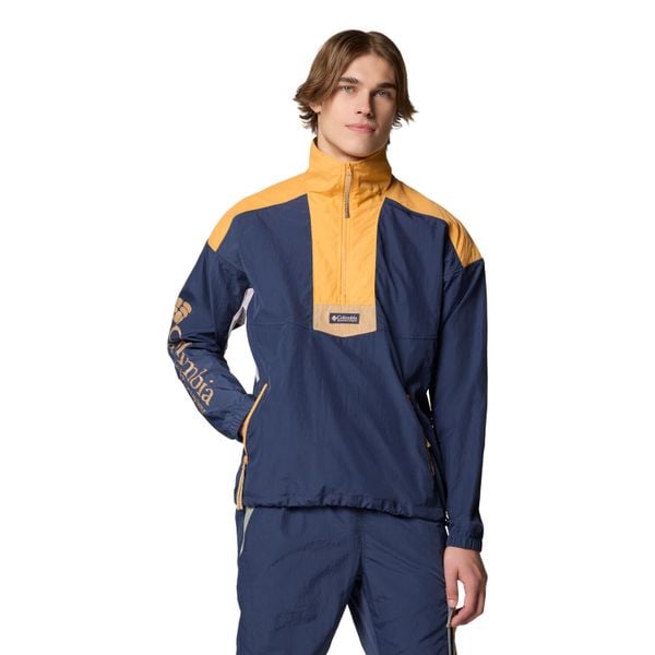 Kurtka sportowa męska Riptide II Retro Windbreaker Anorak. Niebieskie kurtki treningowe męskie Columbia, m, bez wzorów, z materiału, trekkingowe. Za 299.99 zł.