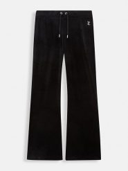 Juicy Couture Spodnie dresowe w kolorze czarnym rozmiar: L. Czarne spodnie dresowe damskie Juicy Couture, l, bez wzorów, z dresówki. Za 141.85 zł.