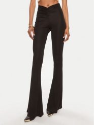 TWINSET Spodnie materiałowe 241TT209A Czarny Slim Fit. Czarne spodnie materiałowe damskie Twinset, bez wzorów, z materiału. Za 709.99 zł.