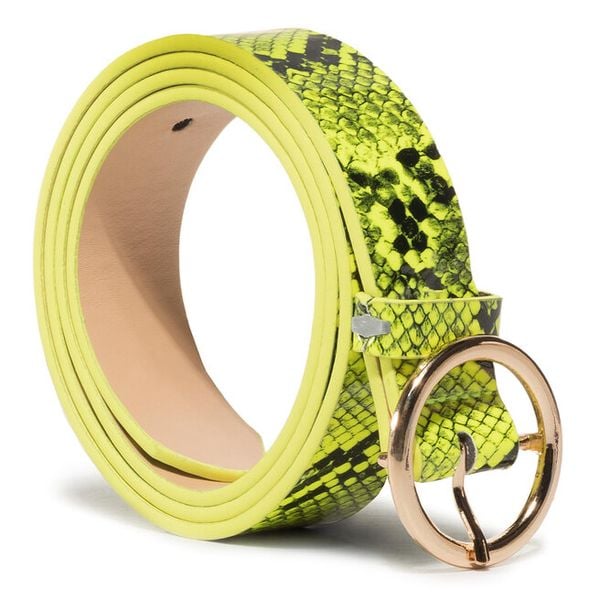 Pasek Damski Acccessories. Żółte paski damskie ACCCESSORIES, bez wzorów. Za 19.99 zł.