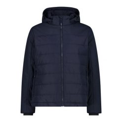 Kurtka męska turystyczna CMP 34K0147. Niebieskie kurtki męskie CMP, na zimę, m, bez wzorów, z puchu, sportowe, z kapturem. Za 469.00 zł.