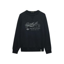 Bluza z nadrukiem Superdry Merchant Vintage. Niebieskie bluzy bez kaptura męskie Superdry., m. Za 327.70 zł.