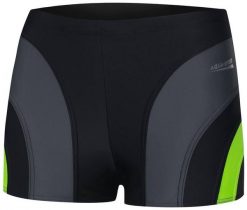 Bokserki pływackie męskie Aqua Speed Sasha. Czarne kąpielówki męskie Aqua-Speed, m, bez wzorów, z dzianiny, do pływania. Za 65.99 zł.