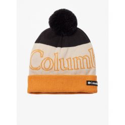 Czapka zimowa Columbia Polar Powder II Beanie - black/dark stone/sunstone. Brązowe czapki męskie Columbia, na zimę, bez wzorów, z polaru, sportowe. Za 86.99 zł.