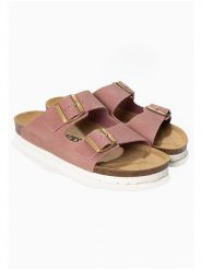 BACKSUN Skórzane klapki "Bali" w kolorze jasnoróżowym rozmiar: 36. Różowe klapki damskie Backsun, bez wzorów, ze skóry, bez obcasa. Za 130.99 zł.