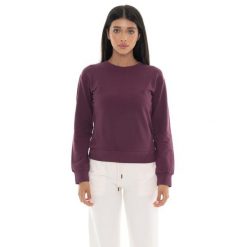 Bluza zimowa Leone 1947 Never Without Damen z Rundhalsausschnitt. Czerwone bluzy bez kaptura damskie LEONE 1947 APPAREL, z bawełny. W wyprzedaży za 120.78 zł.