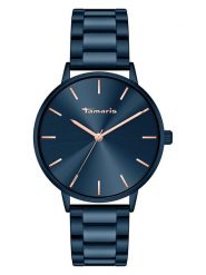 Tamaris Zegarek kwarcowy w kolorze niebieskim rozmiar: onesize. Niebieskie, analogowe zegarki damskie Tamaris, ze stali. Za 188.95 zł.