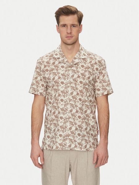 JOOP! Jeans Koszula 15 JJSH-105Hanes 30045987 Beżowy Casual Fit. Brązowe koszule męskie Joop! Jeans, m, bez wzorów, z bawełny, bez kołnierzyka, bez ramiączek. Za 229.99 zł.