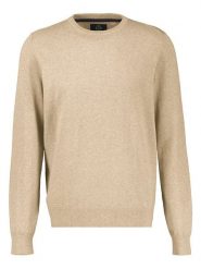 Lerros Sweter w kolorze beżowym rozmiar: S. Brązowe swetry męskie Lerros, s, bez wzorów, z bawełny, bez kołnierzyka. Za 159.95 zł.