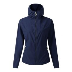Kurtka Damska Nomadic Soft Shell. Niebieskie kurtki damskie Dare 2b, s, bez wzorów, z materiału, z kapturem. Za 250.99 zł.