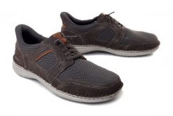 Josef Seibel New Anvers 24 44924 TE387 781 asphalt-kombi, półbuty m?skie. Szare półbuty męskie Josef Seibel, na lato, bez zapięcia. Za 439.90 zł.