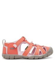 Keen Sandały Seacamp Ii Cnx Y 1030813 Pomarańczowy. Brązowe sandały dziewczęce Keen, z materiału, bez zapięcia. Za 189.99 zł.