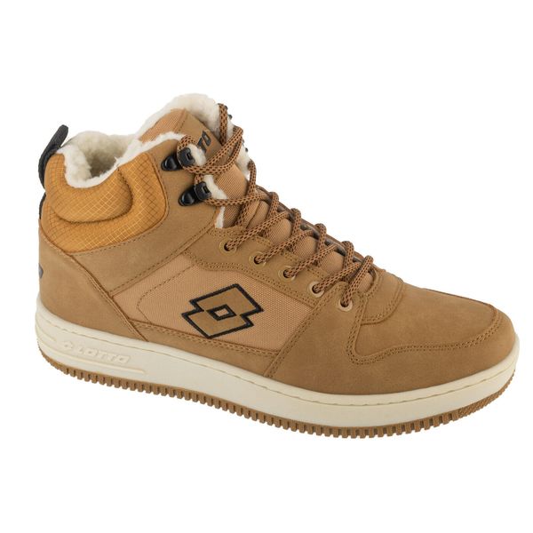 Buty sportowe Sneakersy męskie, Prehna Fur. Brązowe buty sportowe na co dzień męskie Lotto, bez zapięcia, trekkingowe. Za 132.00 zł.