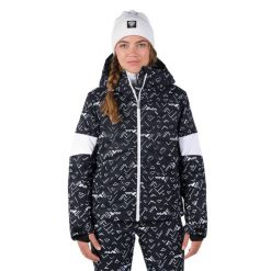 Kurtka narciarska damska Rossignol Wispile Puffy Pr. Czarne kurtki damskie Rossignol, s, bez wzorów, bez kaptura, narciarskie. Za 1,329.00 zł.