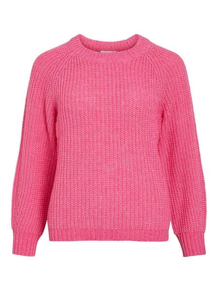 Vila Sweter "Visota" w kolorze różowym rozmiar: M. Różowe swetry klasyczne damskie Vila, m, z wełny, bez kołnierzyka. Za 91.77 zł.