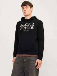 Jack & Jones Bluza "James" w kolorze czarnym rozmiar: L. Czarne bluzy z kapturem męskie Jack & Jones, l. Za 104.89 zł.