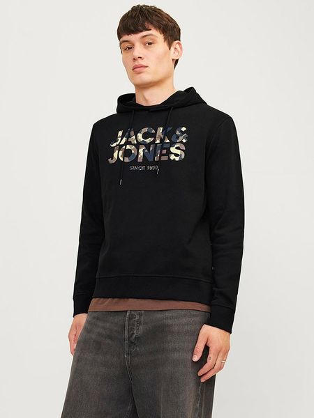 Jack & Jones Bluza "James" w kolorze czarnym rozmiar: L. Czarne bluzy z kapturem męskie Jack & Jones, l. Za 104.89 zł.