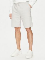 Tommy Hilfiger Szorty sportowe UM0UM03452 Szary Regular Fit. Szare szorty męskie Tommy Hilfiger, bez wzorów, z syntetyku, sportowe. Za 209.99 zł.