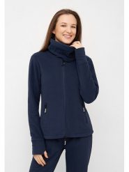 Bench Kurtka polarowa "Funnel" w kolorze granatowym rozmiar: 42. Niebieskie kurtki damskie Bench, bez wzorów, z polaru, bez kaptura. Za 111.45 zł.