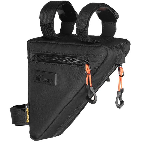 Torba rowerowa trójkątna na ramę Rhinowalk BHD0019 Wilderness Series. Czarne torebki klasyczne damskie RHINOWALK, bez wzorów, z materiału, bez dodatków. Za 169.00 zł.